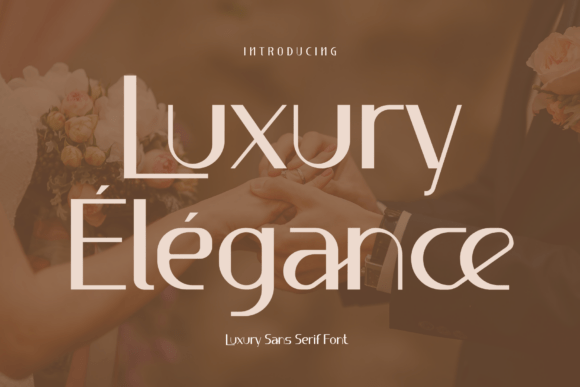 Luxury Élégance: The Premium Sans Serif Typeface